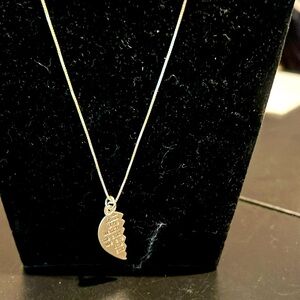 Euc. 925 Italy necklace 15 inc long